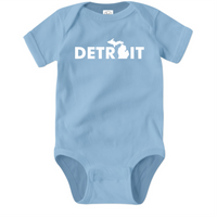 DSA Detroit Mitten Baby Onesie