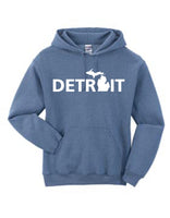 Detroit Street Apparel Co. Detroit Michigan Mitten Sweatshirt