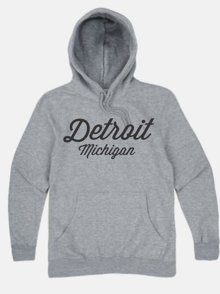 Detroit Street Apparel Detroit Script Hooded Sweatshirt