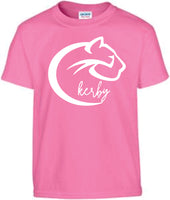 Kerby Elementary School Pink Cougar T-Shirt
