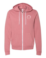 Grosse Pointe Moms' Circle Zip Up Sweatshirt